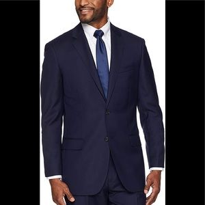 COPY - New- Buttoned Down Mens Slim Fit Super 110 Italian Wool Suit Jacket, Navy